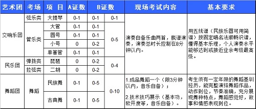 长安大学2019年高水平艺术团招生简章